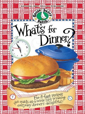 What's For Dinner? Cookbook - ebook